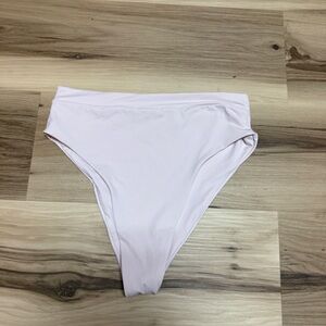 Toast Swim Light Pink high waisted bottoms